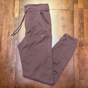 Nike Sportswear Womens S Plum Fleece Sweatpants Joggers High Waist French‎ Terry